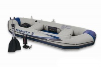 лодка надувная intex mariner-3 set