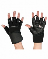 перчатки атлетические star fit su-124 черный-серый
