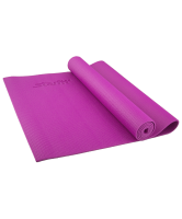 коврик для йоги fm-101, pvc, 173x61x0,3 см, фиолетовый