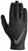 перчатки nike pro warm mens liner gloves мужские, флис (026) черн/сер.